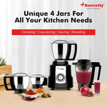 Butterfly Magnum Mixer Grinder 4 Jar 550 Watt USA 110Volts