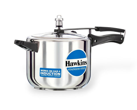 Hawkins Stainless Steel 5 Liter Induction Pressure Cooker