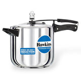 Hawkins Stainless Steel 6 Liter Induction Pressure Cooker Large and Durable